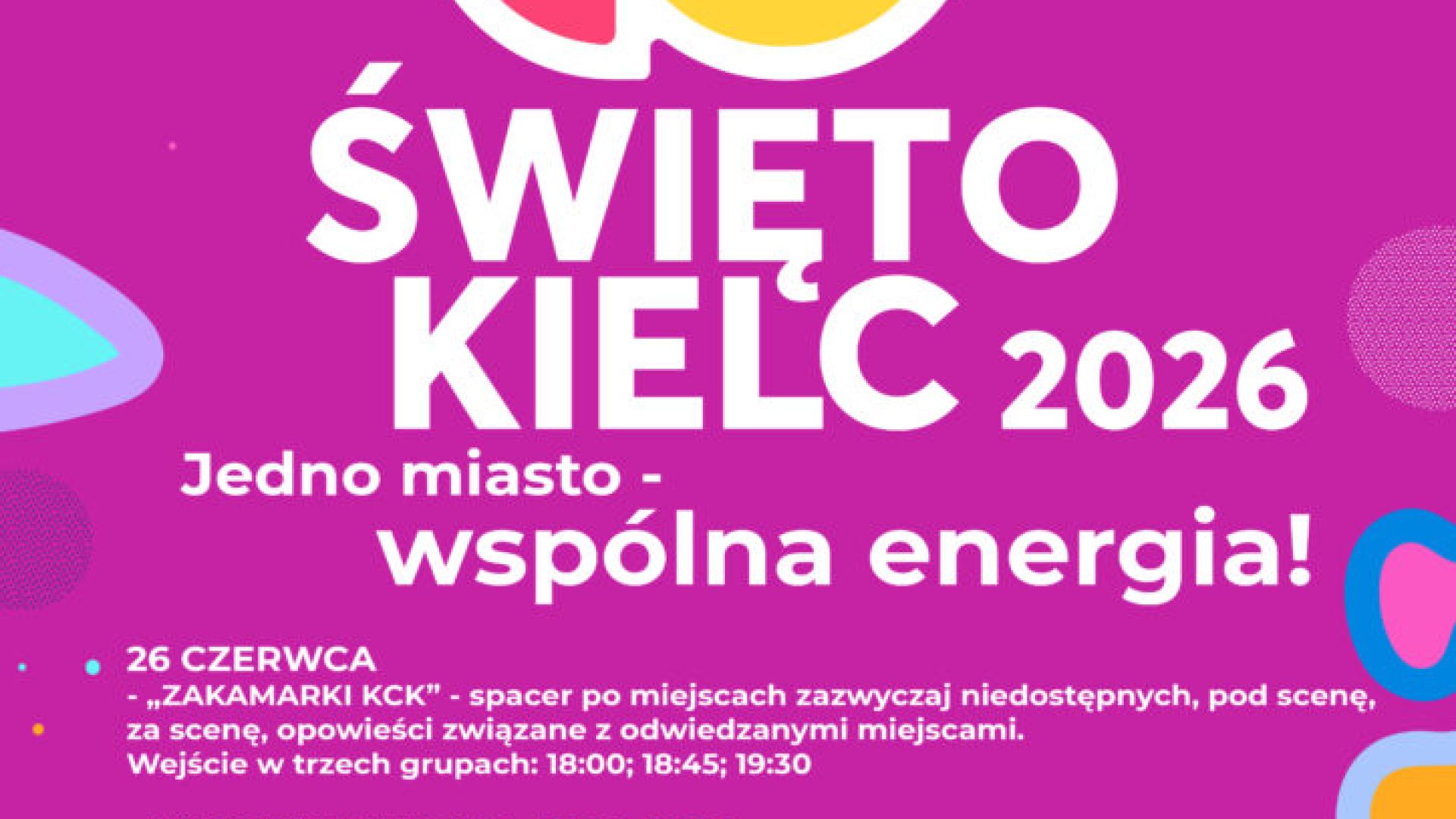 Święto Kielc w Kieleckim Centrum Kultury