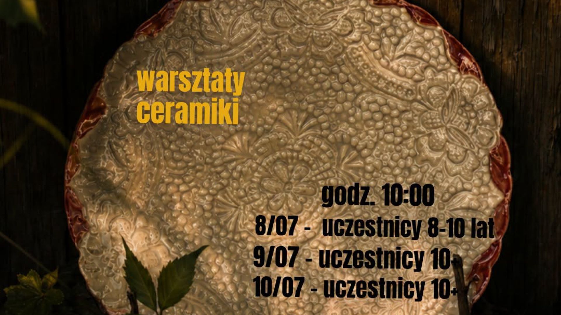 Warsztaty "Ceramiczna biżuteria miejska" w Pińczowie