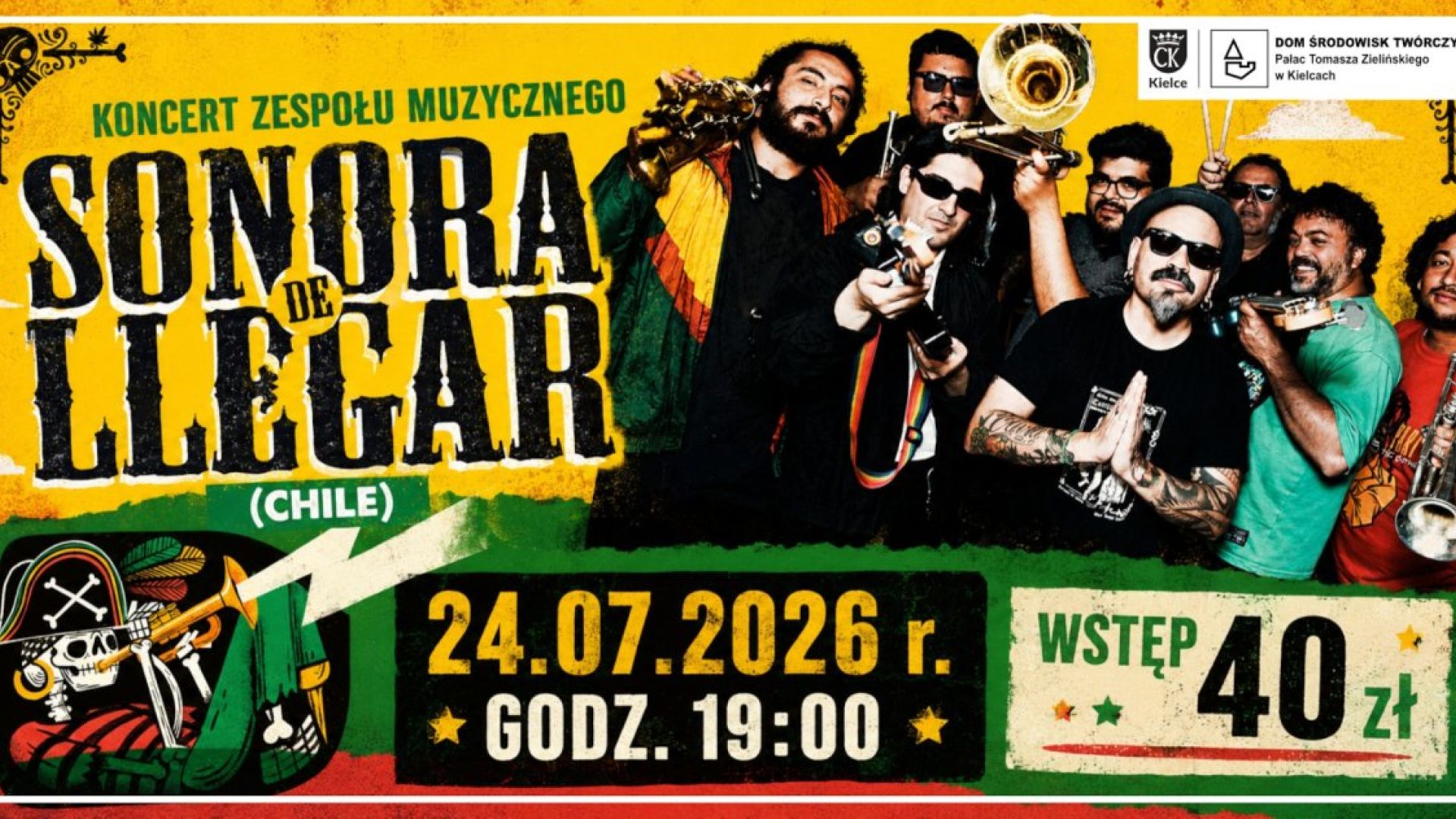 Koncert zespołu SONORA DE LLEGAR (Chile) w Kielcach