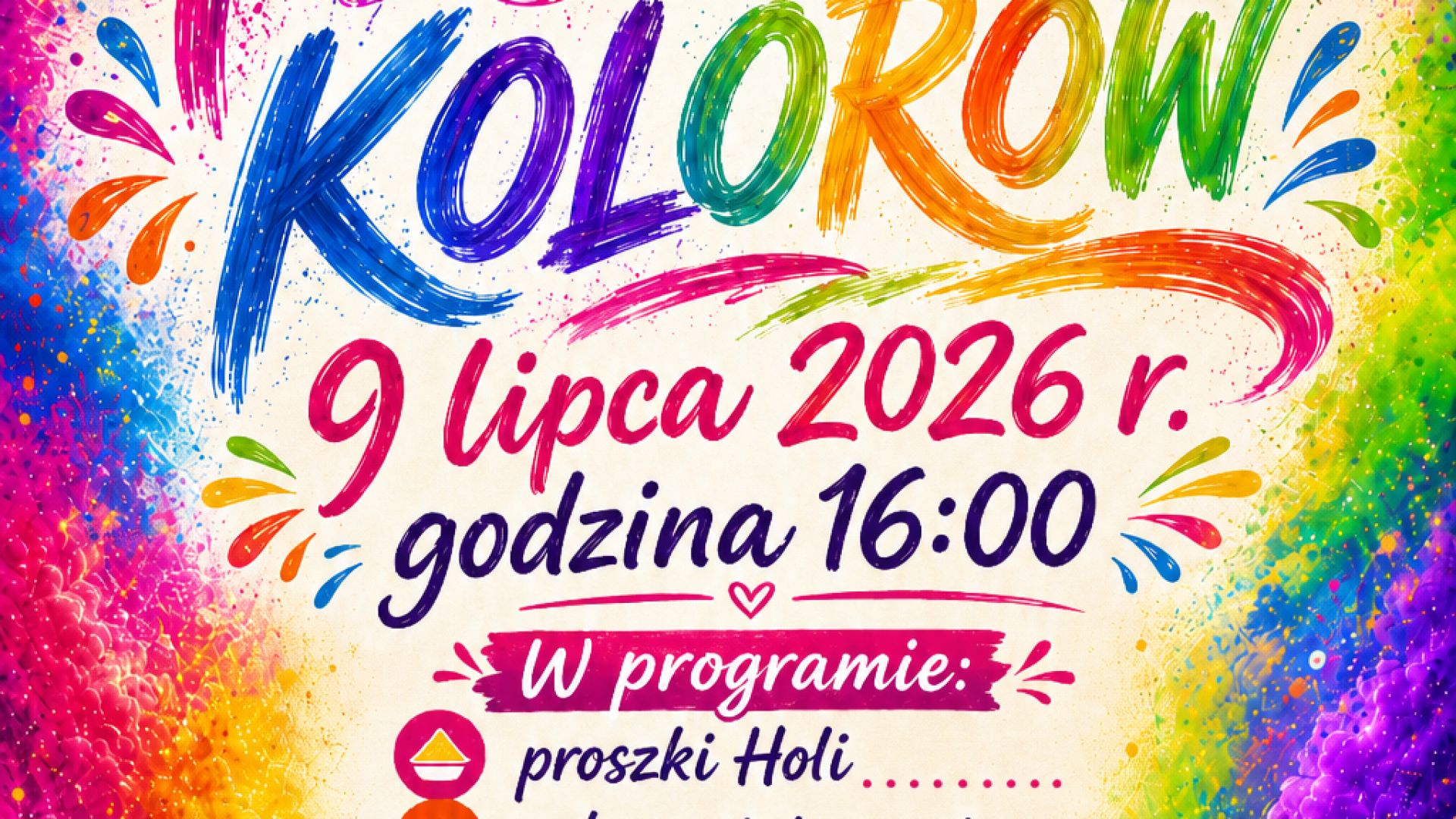 Festiwal Kolorów w Pawłowie