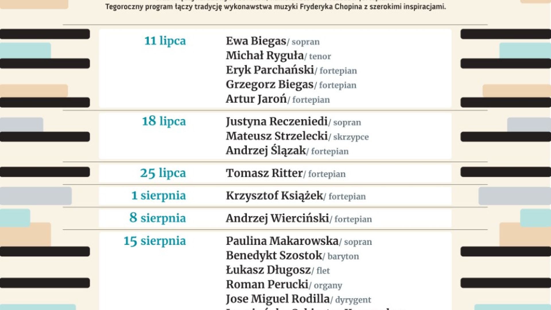 VII Chopinowskie Inspiracje 2026 w Kielcach
