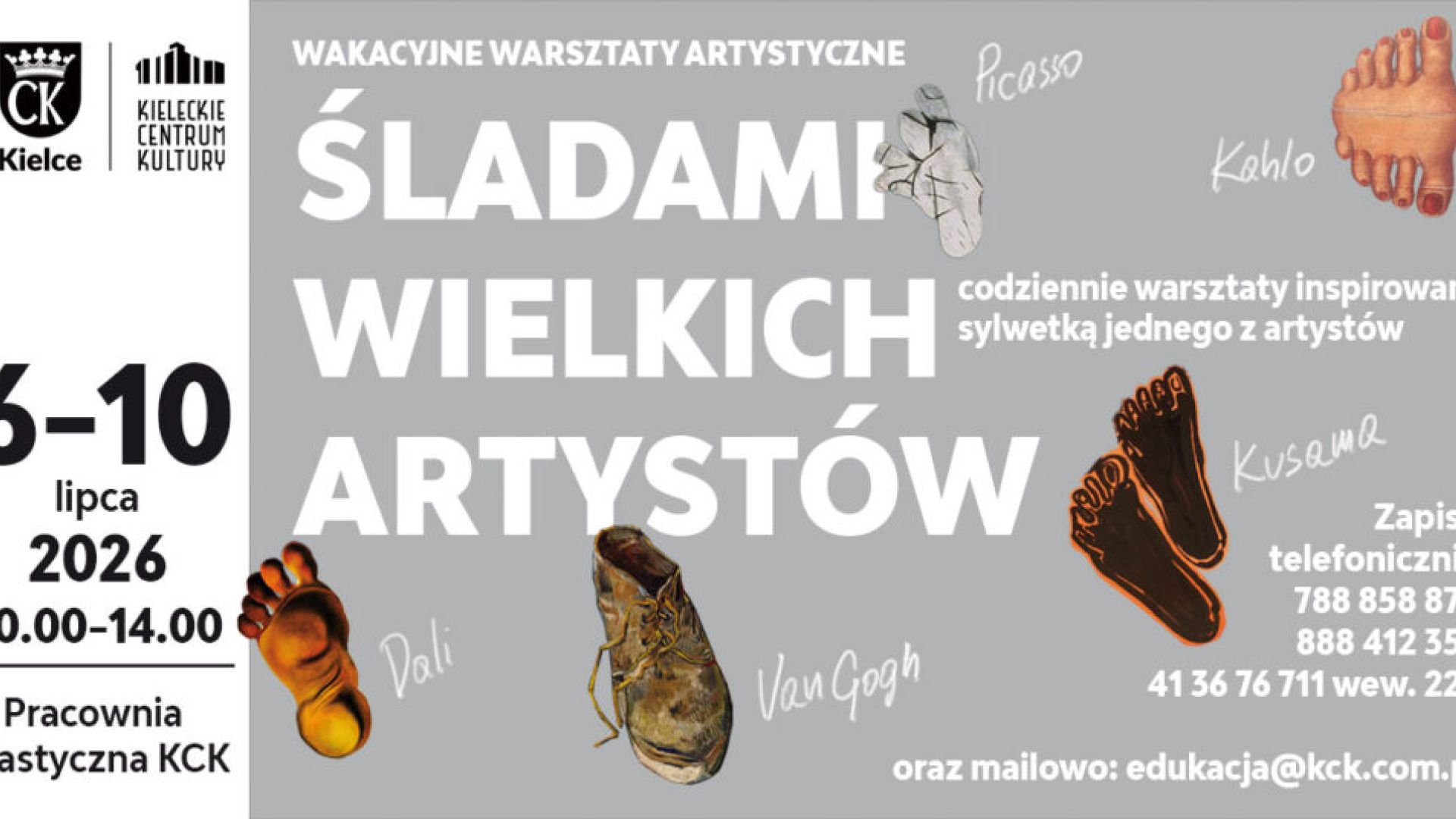 Warsztaty Lato 2026 w Kieleckim Centrum Kultury
