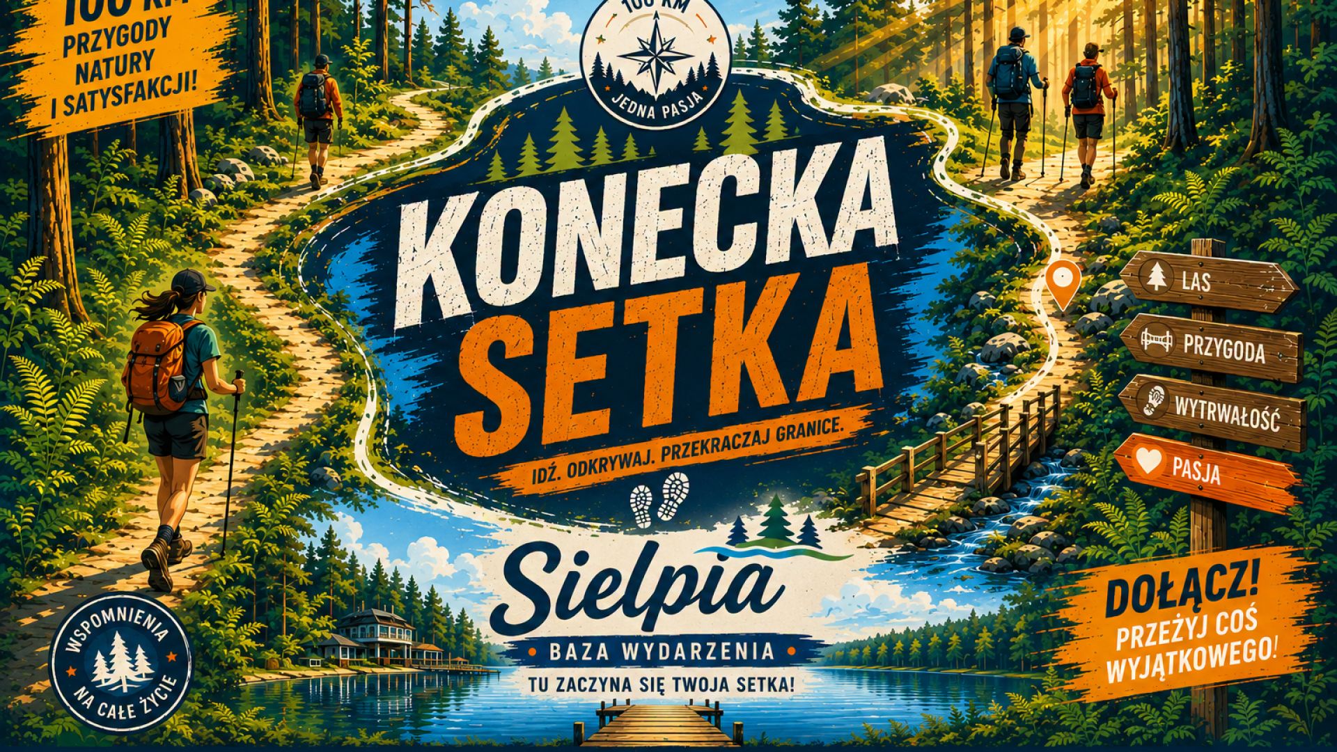 Supermaraton Pieszy - Konecka Setka