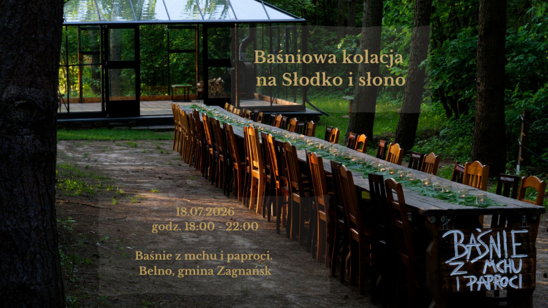 Baśniowa kolacja na Słodko i Słono w Belnie