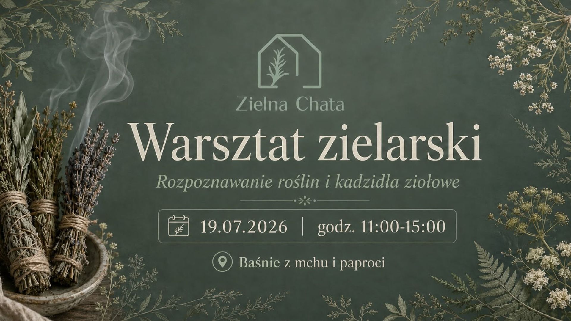 Warsztaty zielarskie "Rozpoznawanie roślin i kadzidła ziołowe" w Belnie