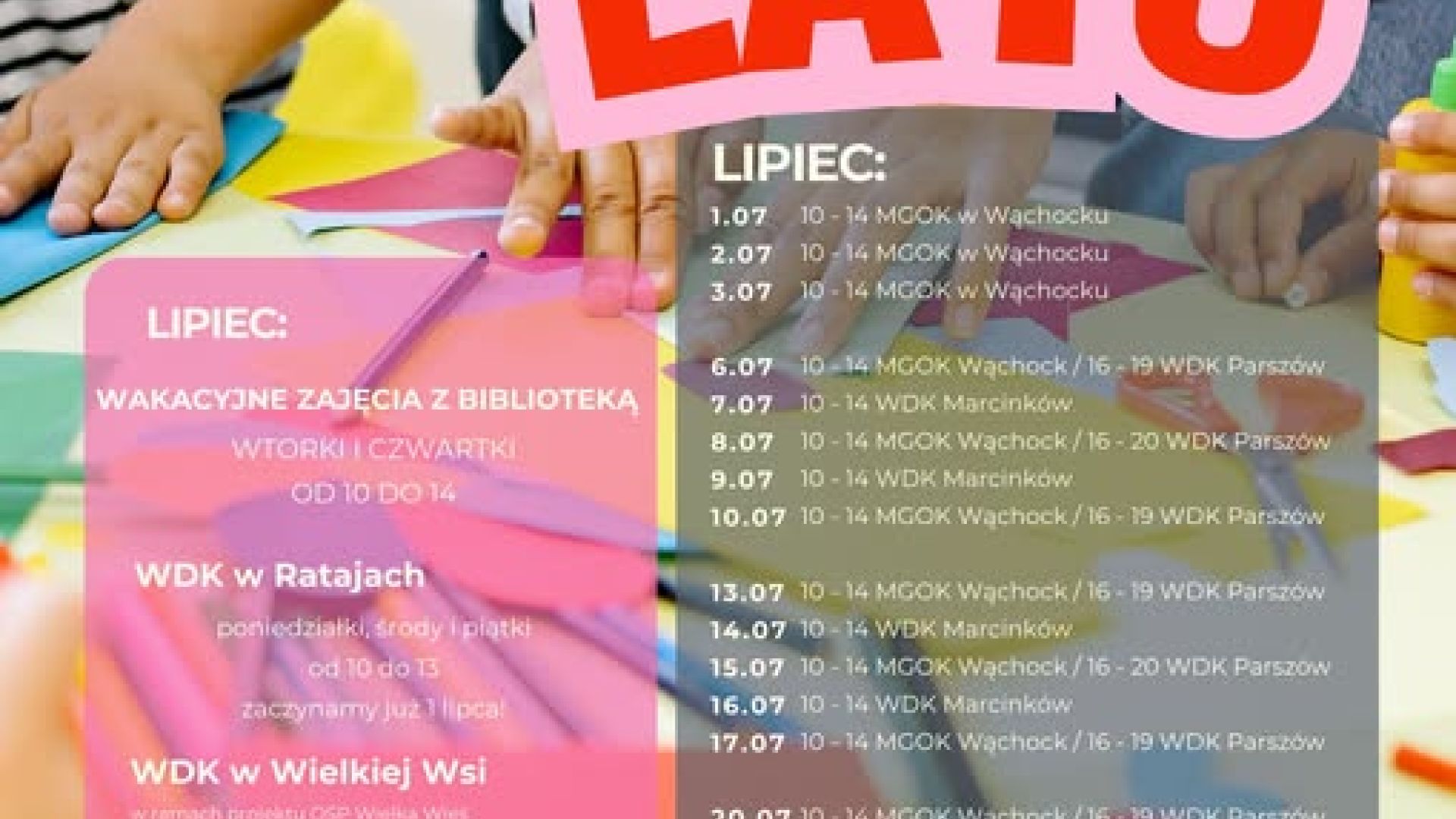 Kulturalne Lato w Gminie Wąchock