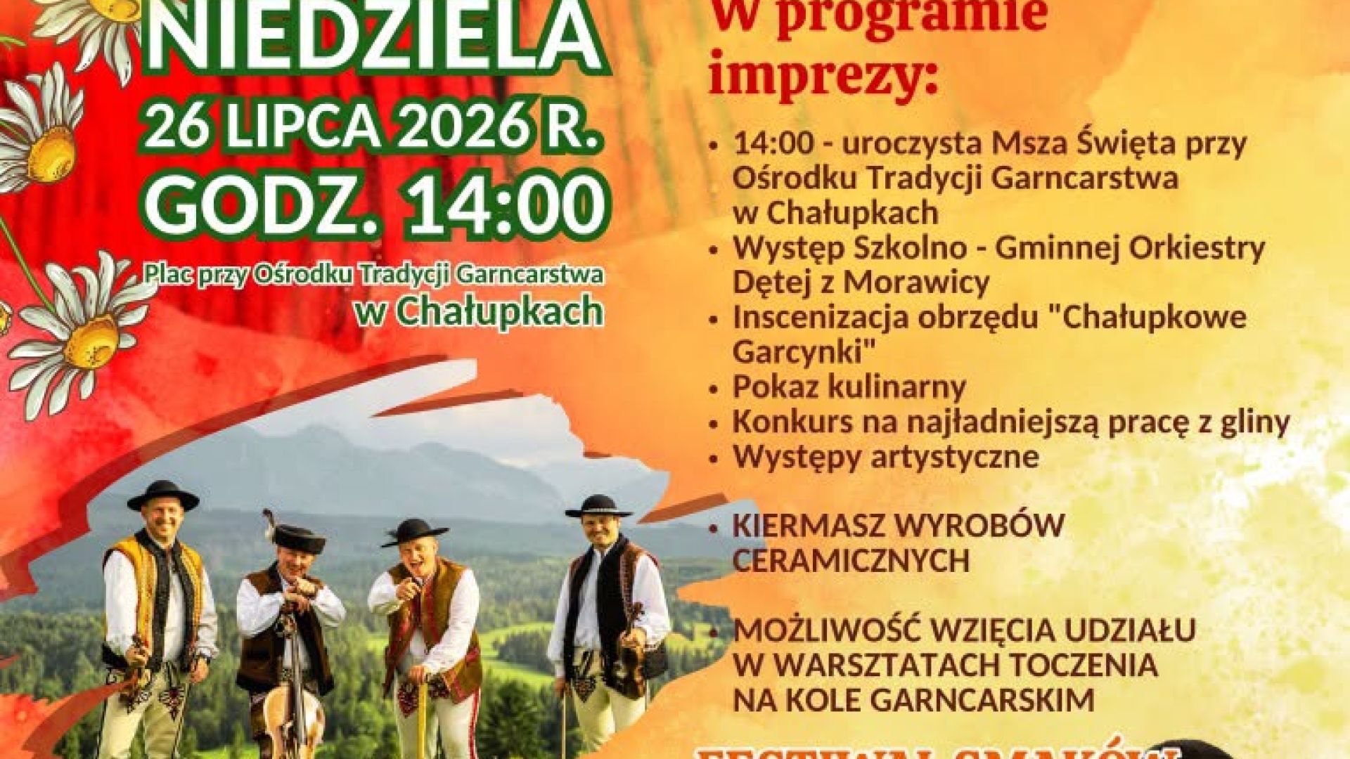 Chałupkowe Garcynki 2026