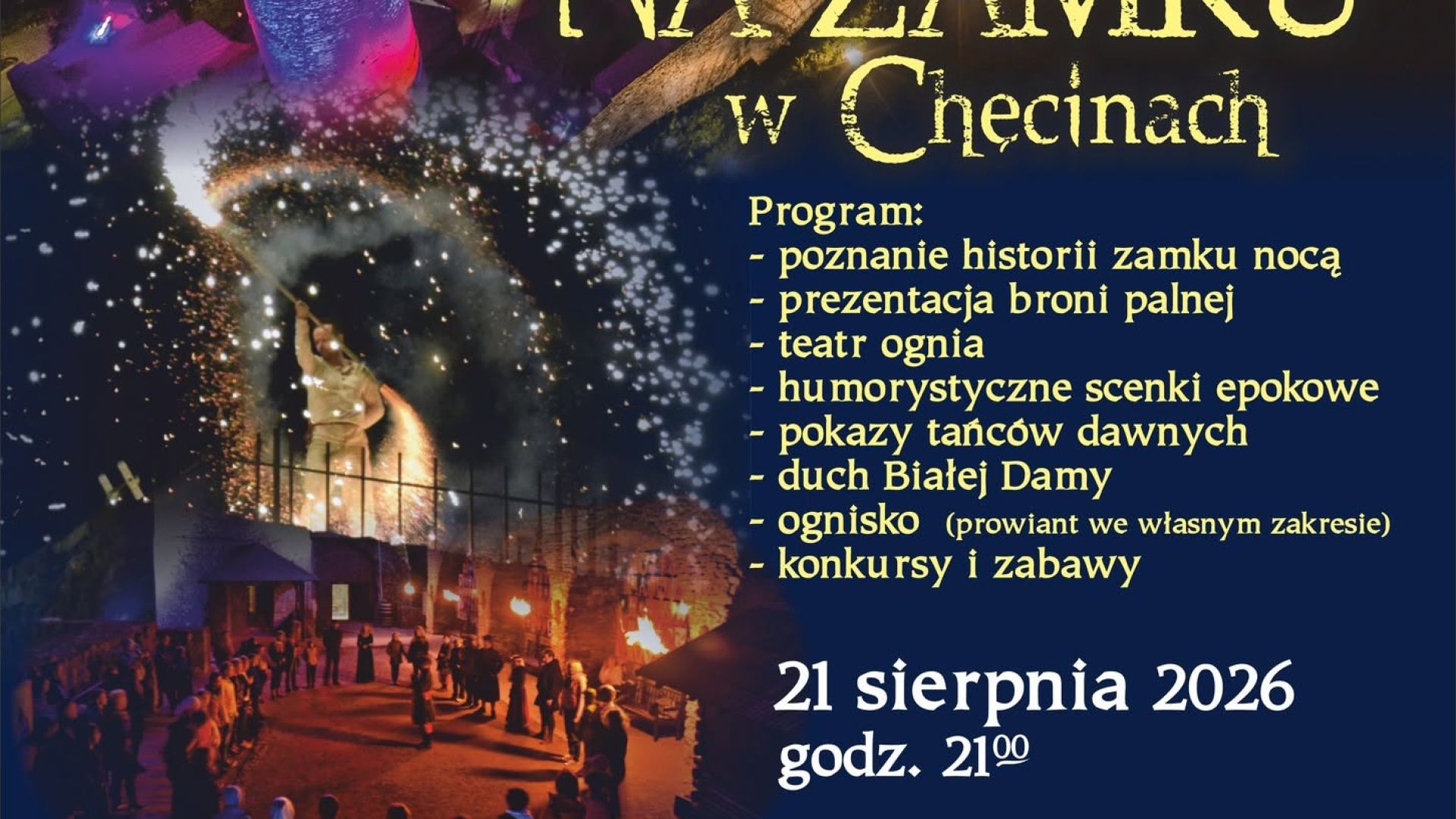Noc na Zamku w Chęcinach
