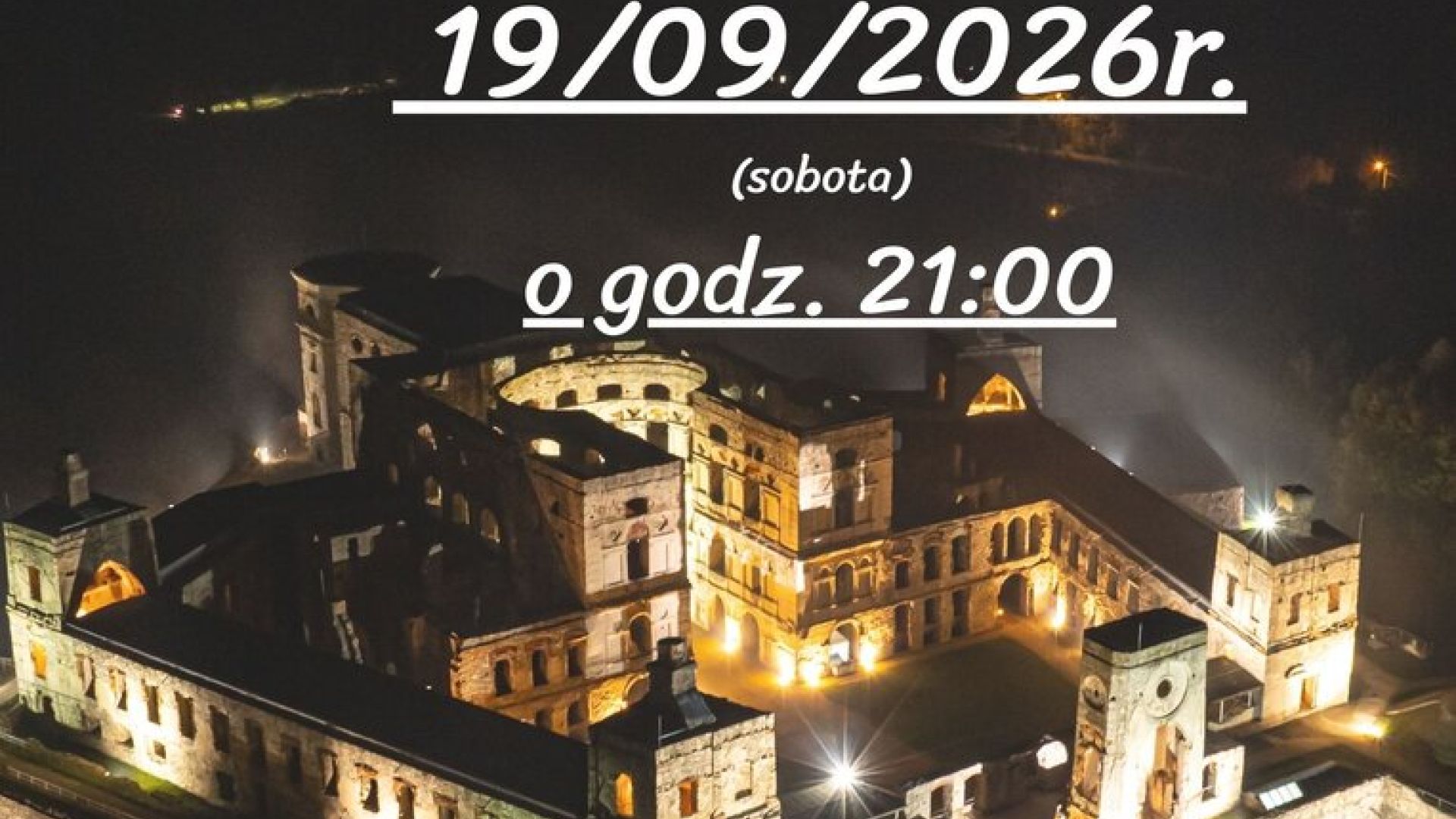 Nocne zwiedzanie STANDARD zamku Krzyżtopór