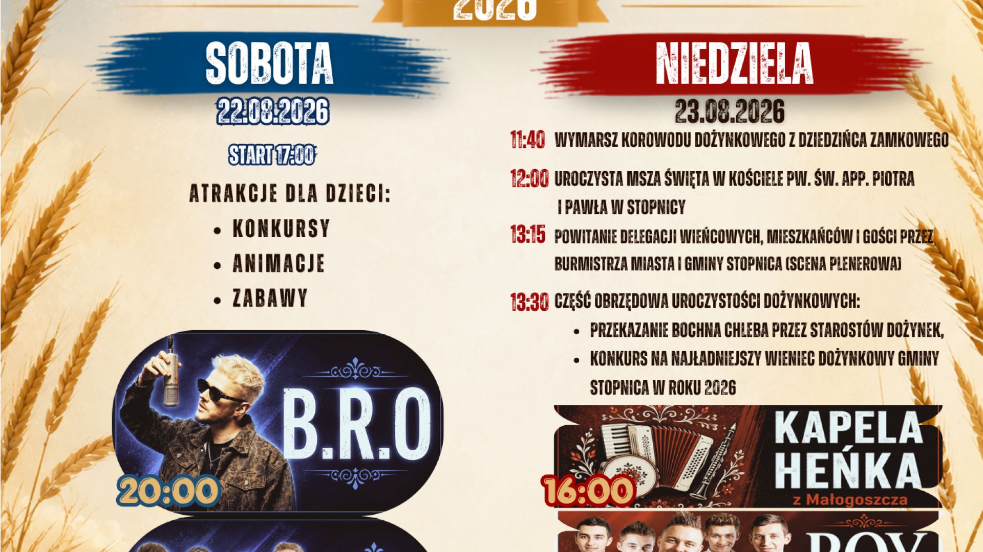 Dni Stopnicy i Dożynki Miejsko-Gminne