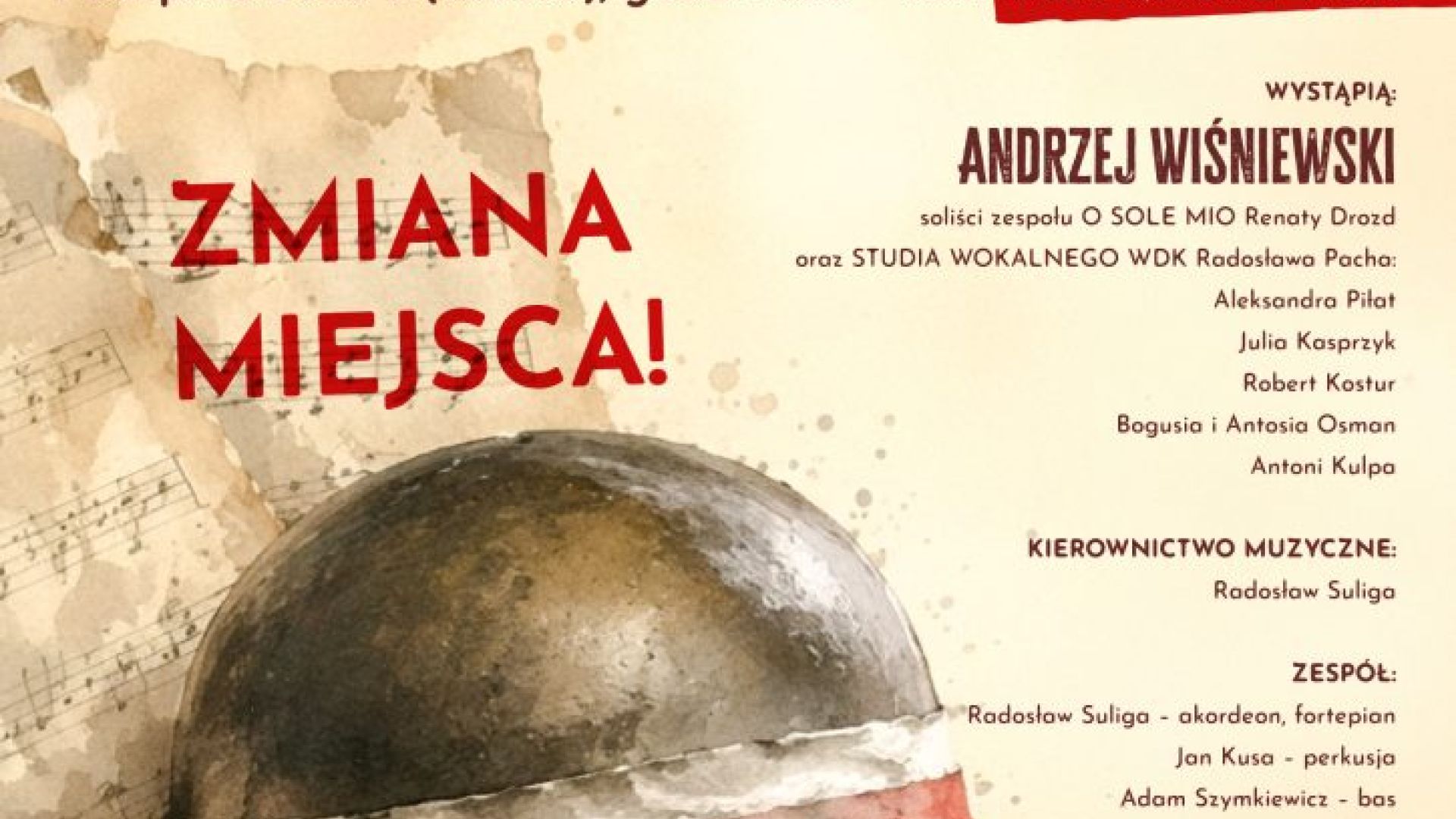 Koncert "Piosenki z barykady" w Kielcach