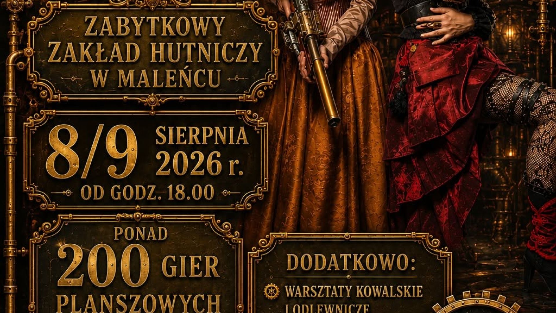 Noc Gier w Zabytkowym Zakładzie Hutniczym w Maleńcu