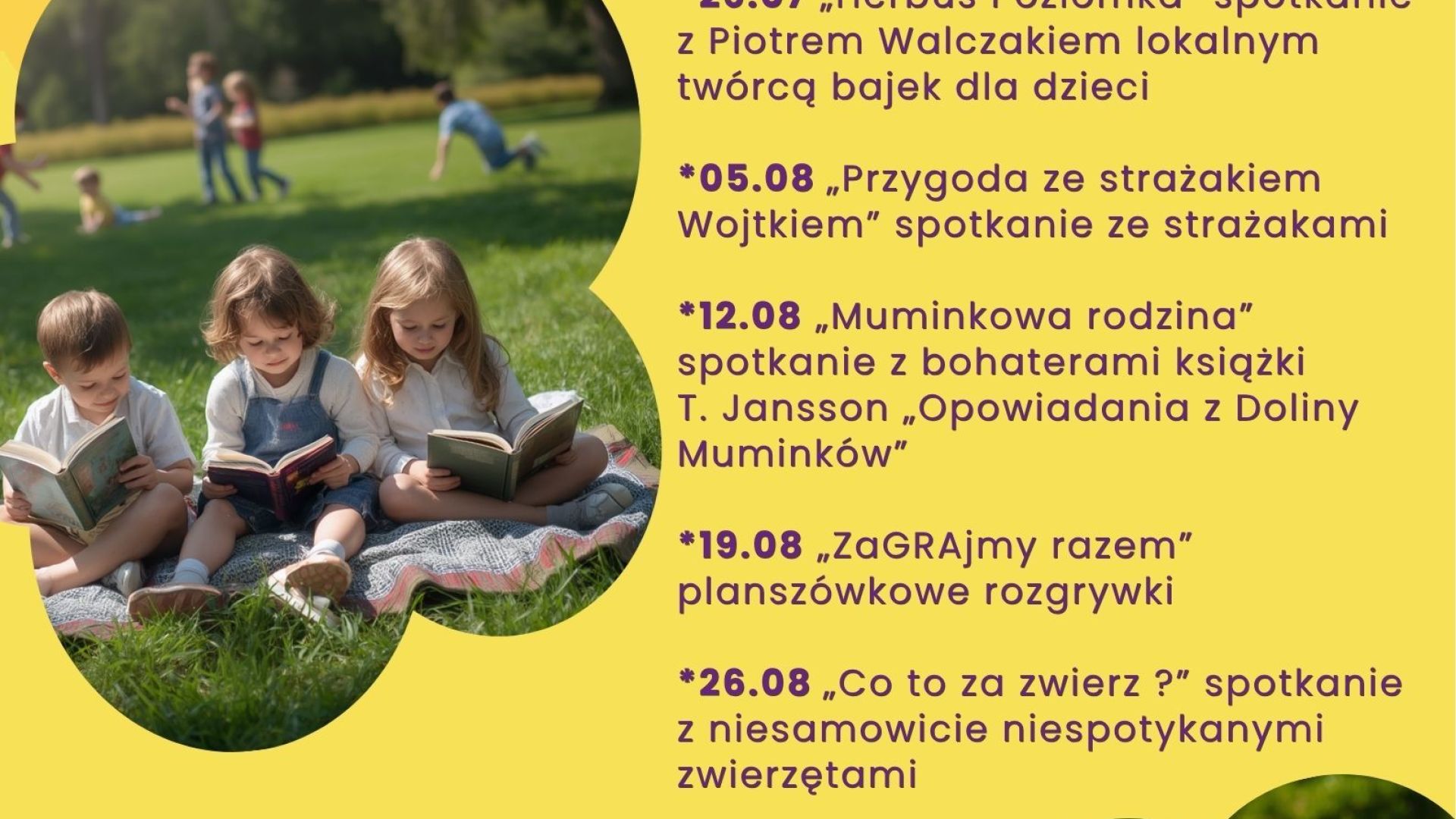 Wakacje w Bibliotece "Kraina Wyobraźni" w Staszowie