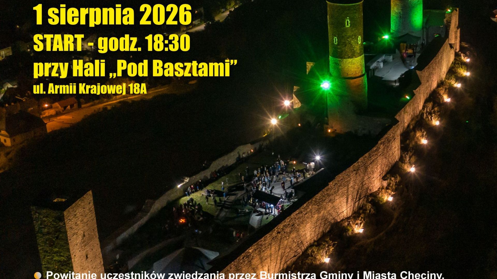 XVIII Nocne Zwiedzanie Zabytków Chęcin
