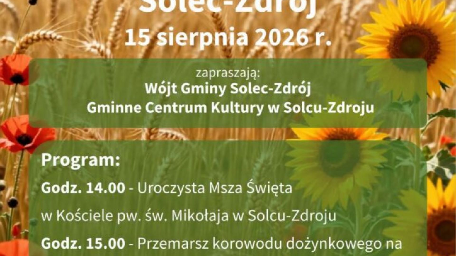 Dożynki Gminne w Solcu-Zdroju