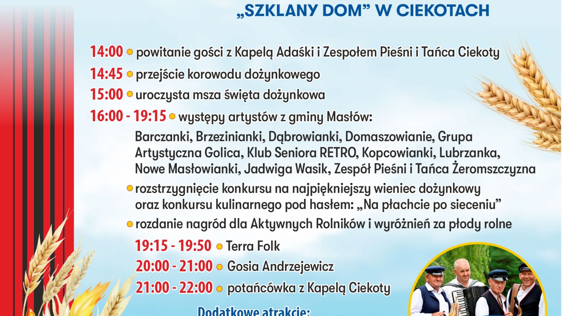 Dożynki Gminne w Ciekotach