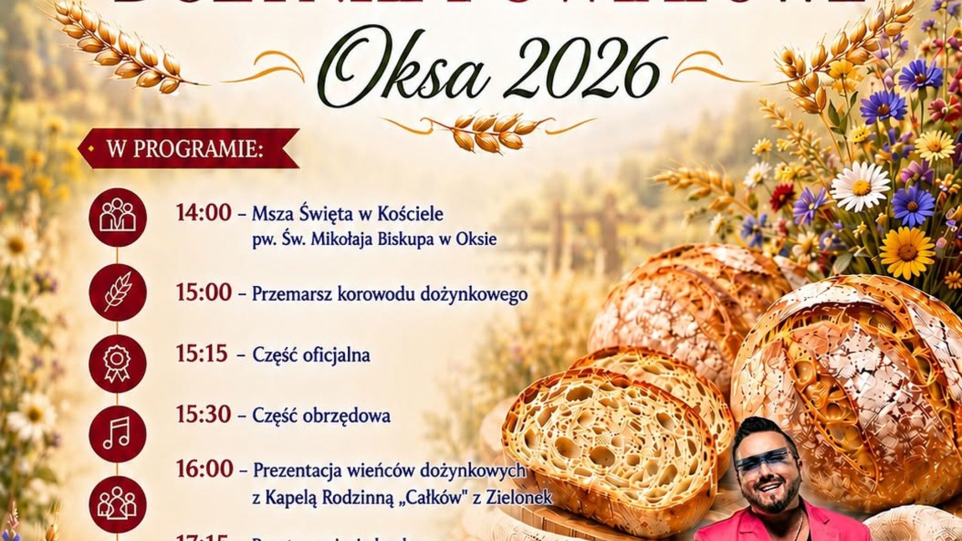XXI Dożynki Powiatu Jędrzejowskiego w Oksie