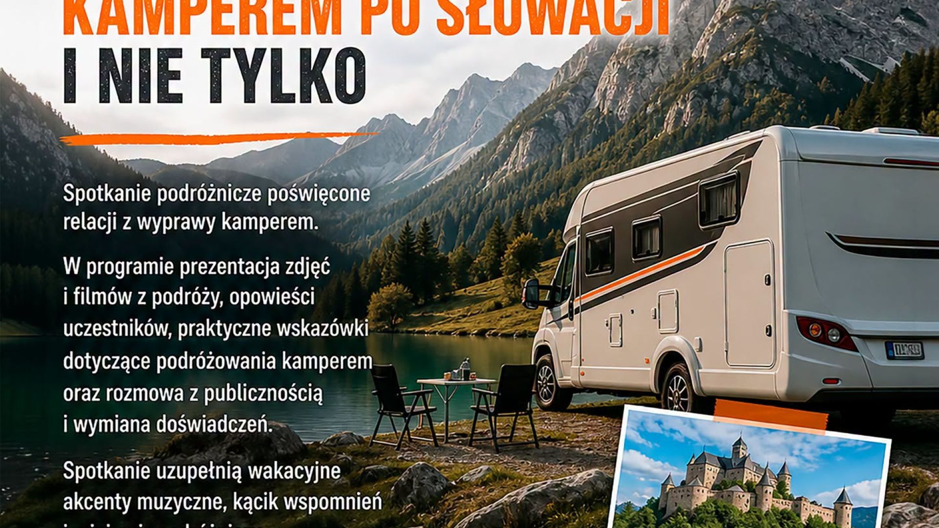 Spotkanie z podróżnikiem "Ryszard Biskup i przyjaciele - kamperem po Słowacji i nie tylko" w Kielcach