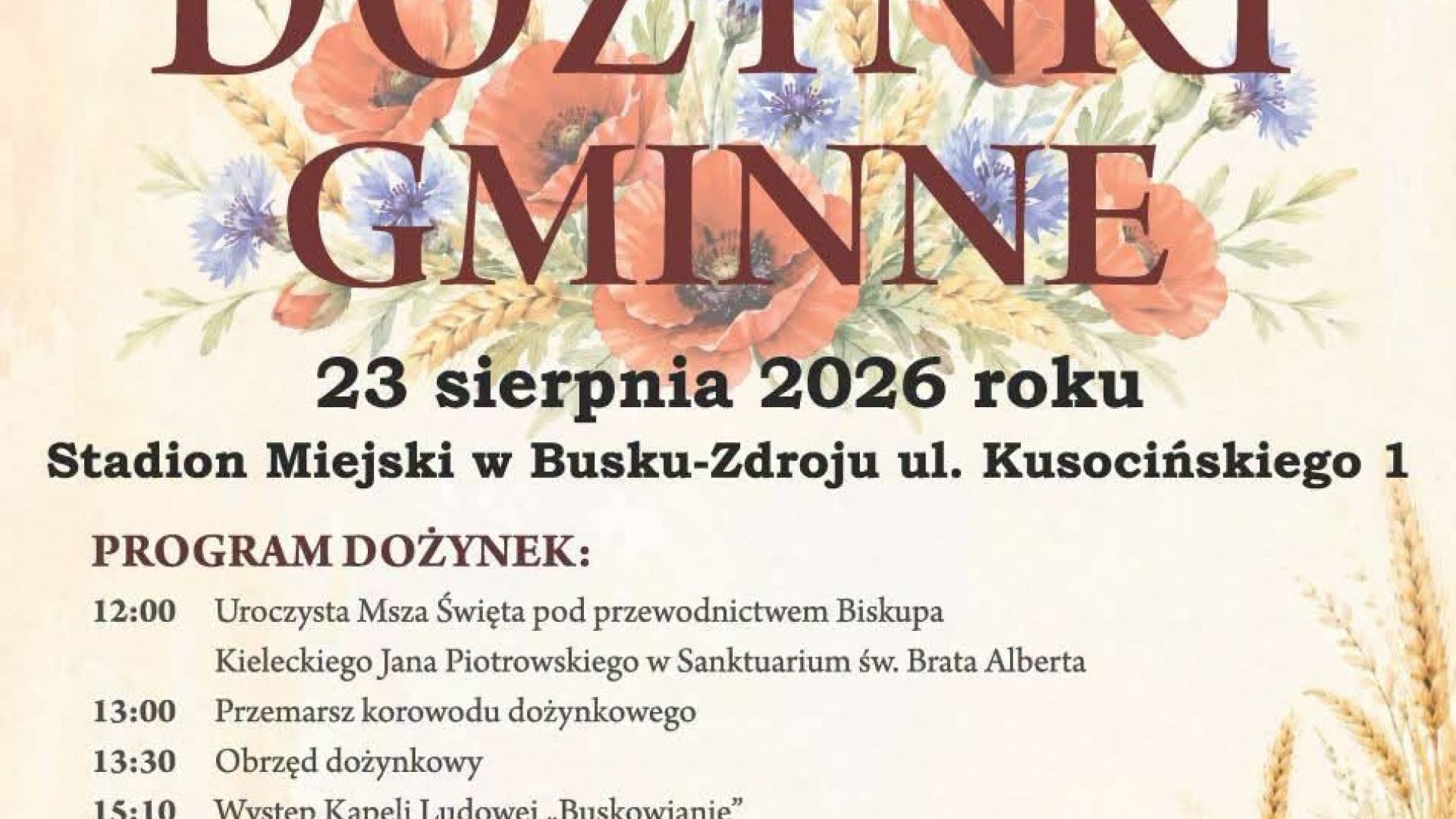 Dożynki Gminne w Busku-Zdroju
