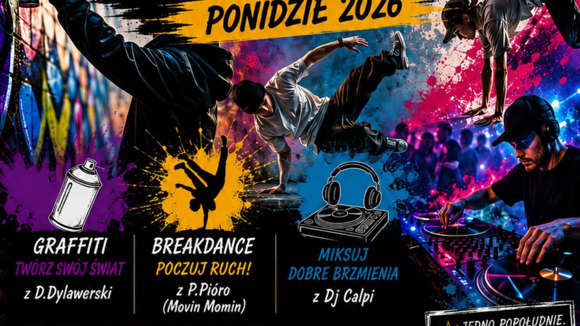 Warsztaty "Ruch. Muzyka. Sztuka Ulicy - Ponidzie 2026" w Pińczowie