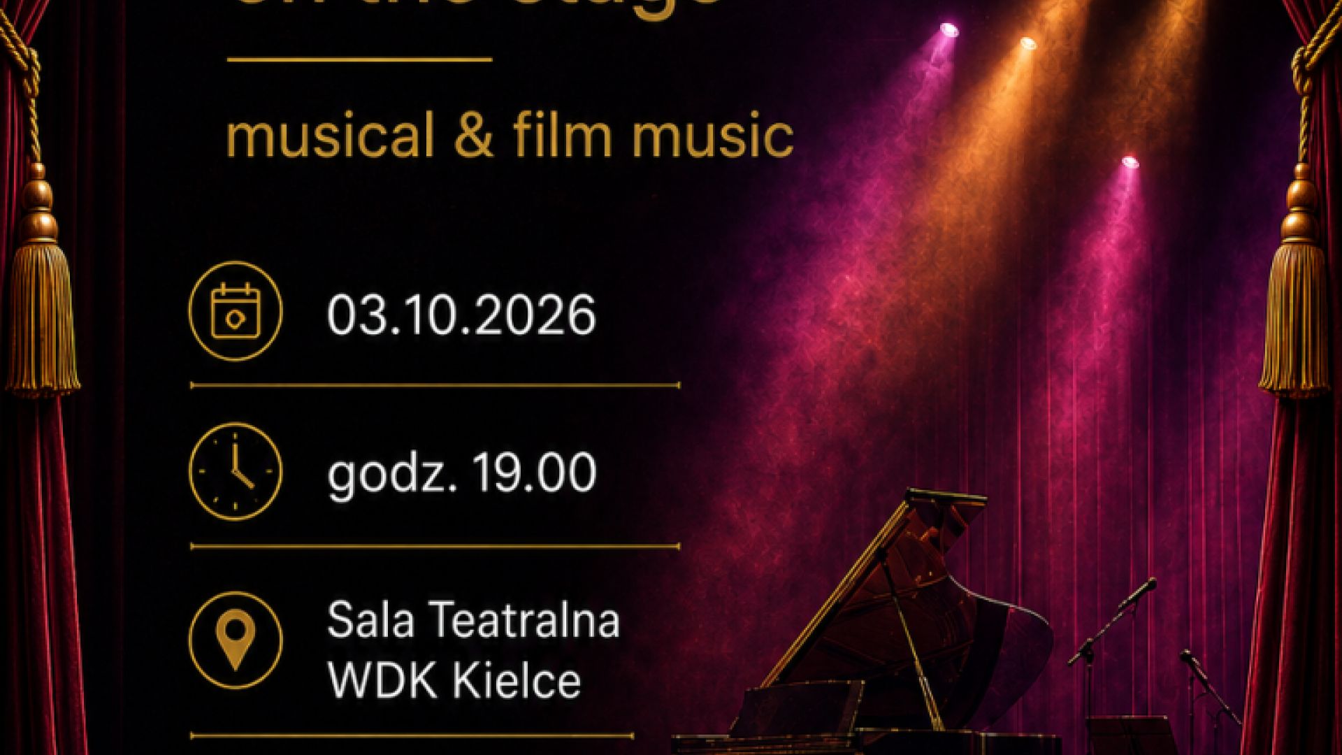 “Mazovian Voices on the Stage – Musical & Film Music” w Kielcach