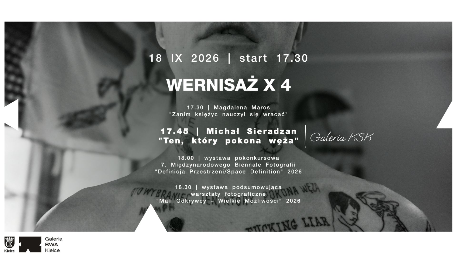 Wystawa fotografii Michała Sieradzana "Ten, który pokona węża"