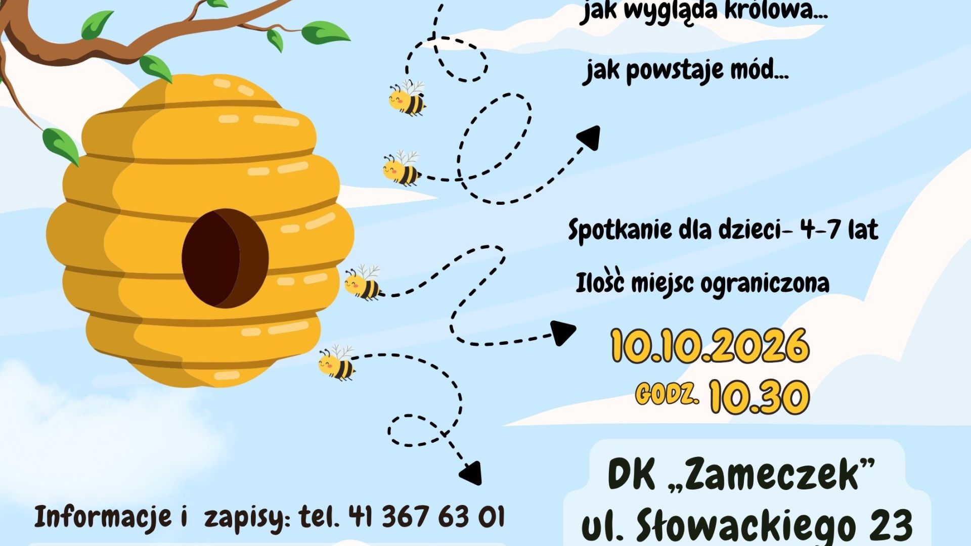 Warsztaty "Odkrywamy pszczeli świat" w Kielcach