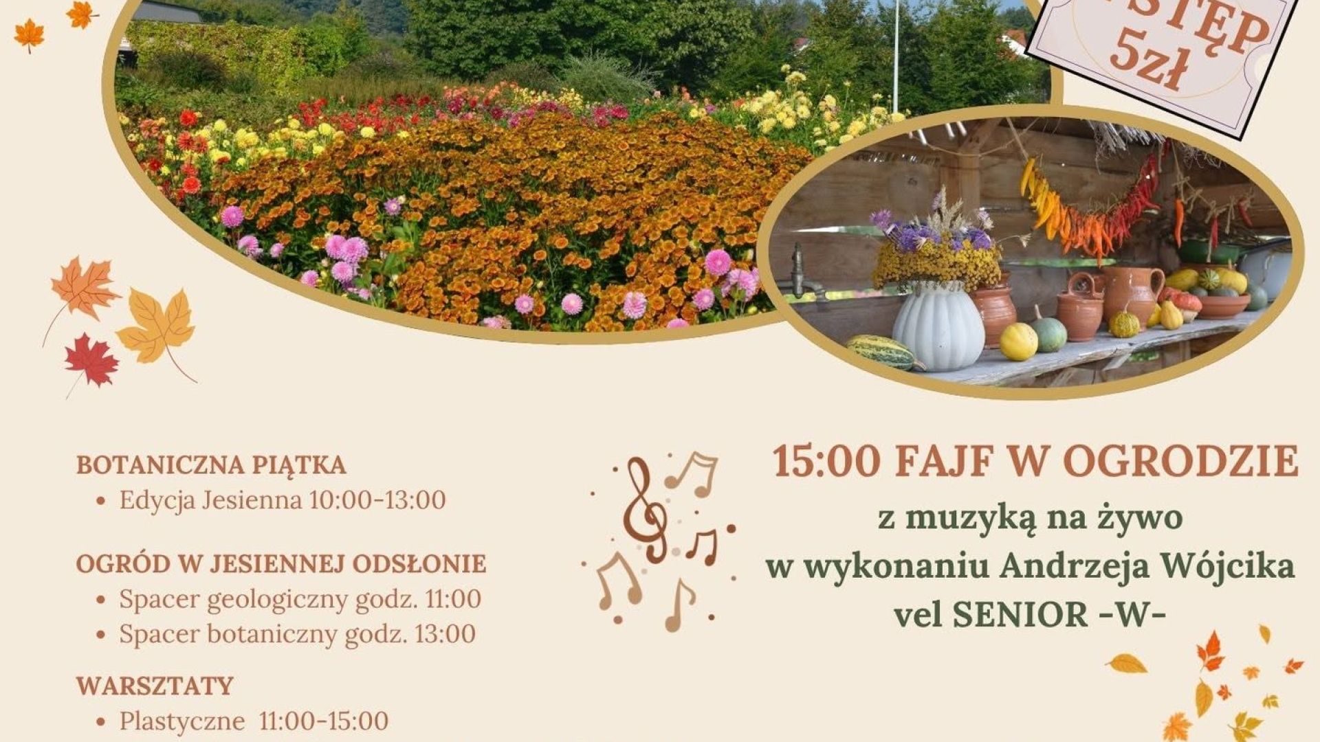 Skarby Jesieni w Ogrodzie Botanicznym w Kielcach