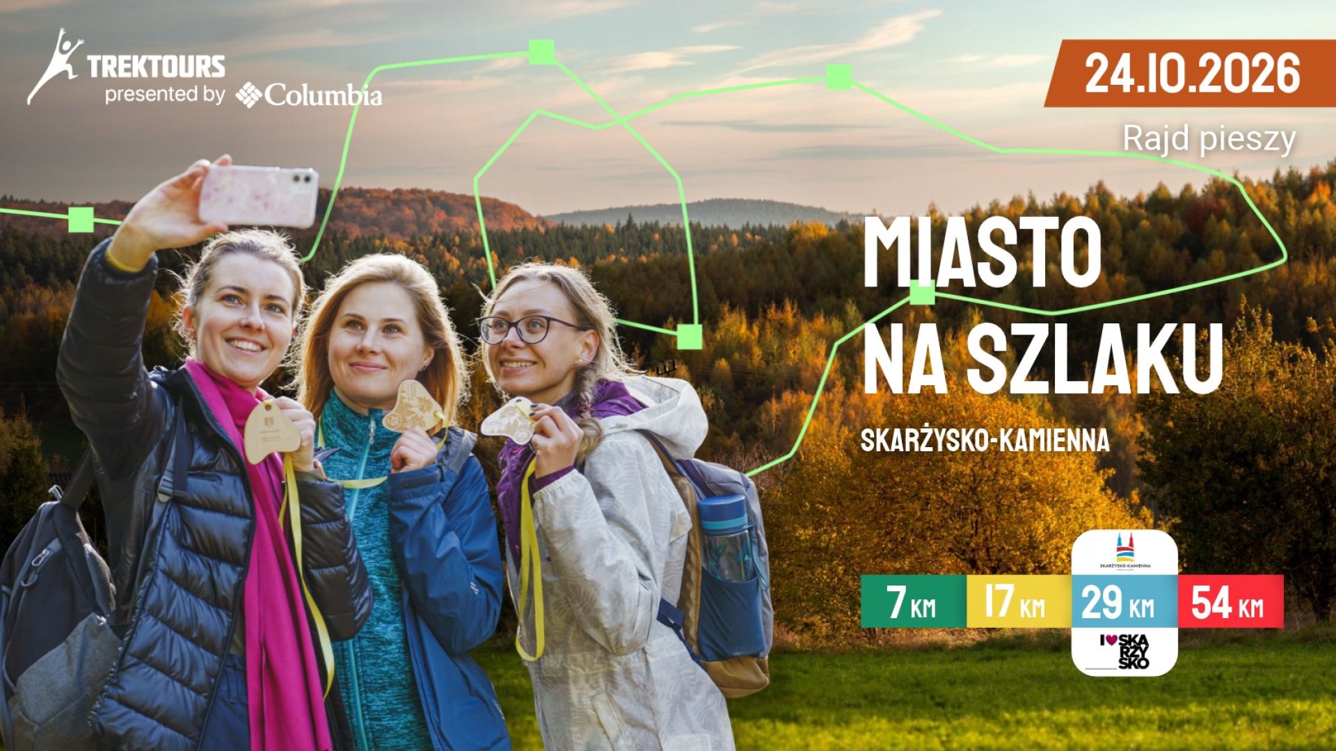 Rajd pieszy TrekTours w Skarżysku-Kamiennej