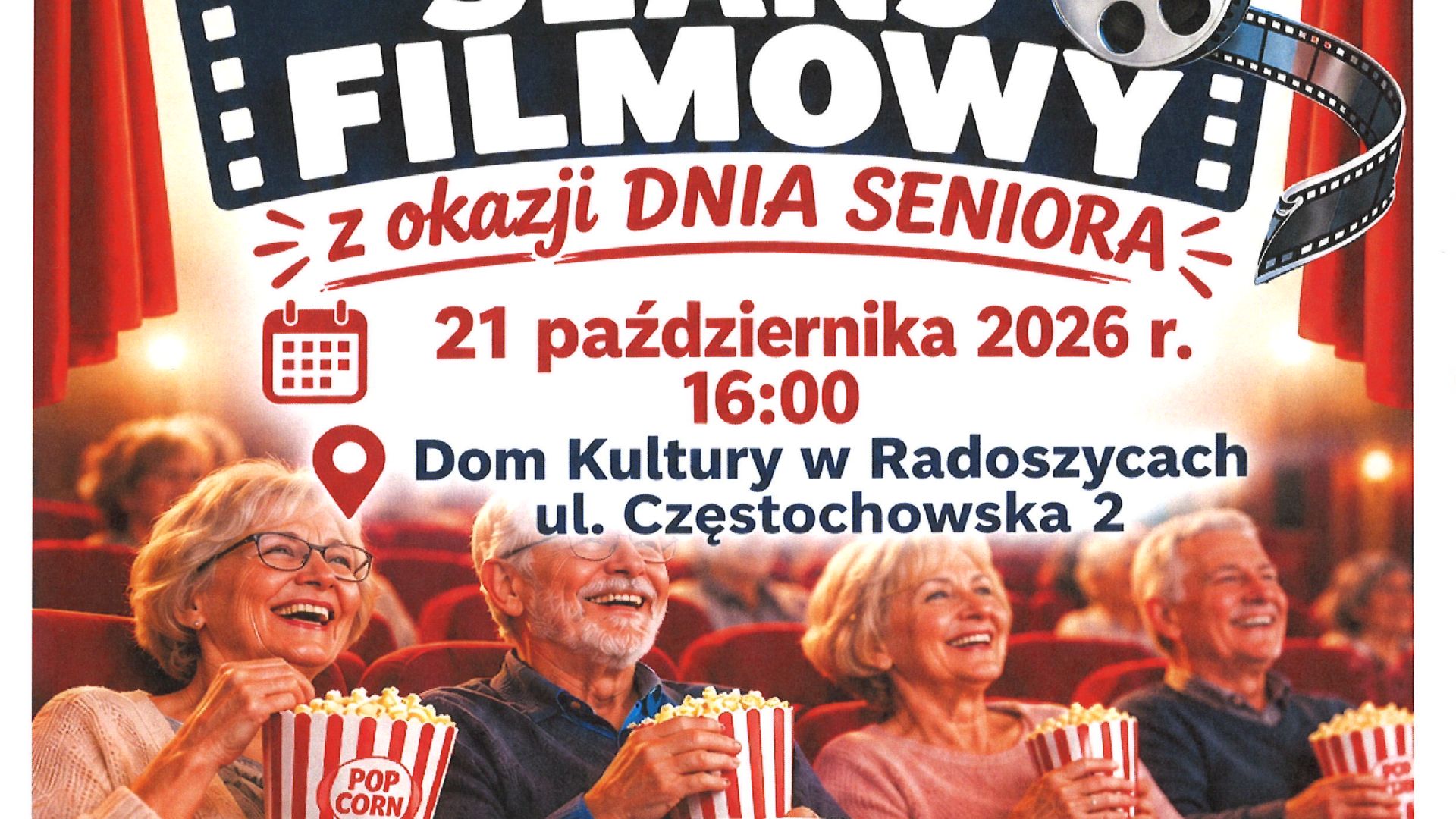 Seans Filmowy z okazji Dnia Seniora w Radoszycach