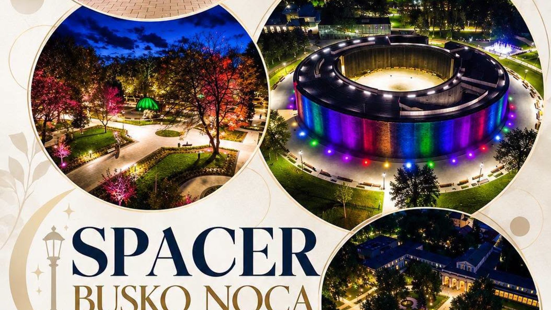 Spacer - Busko nocą z przewodnikiem