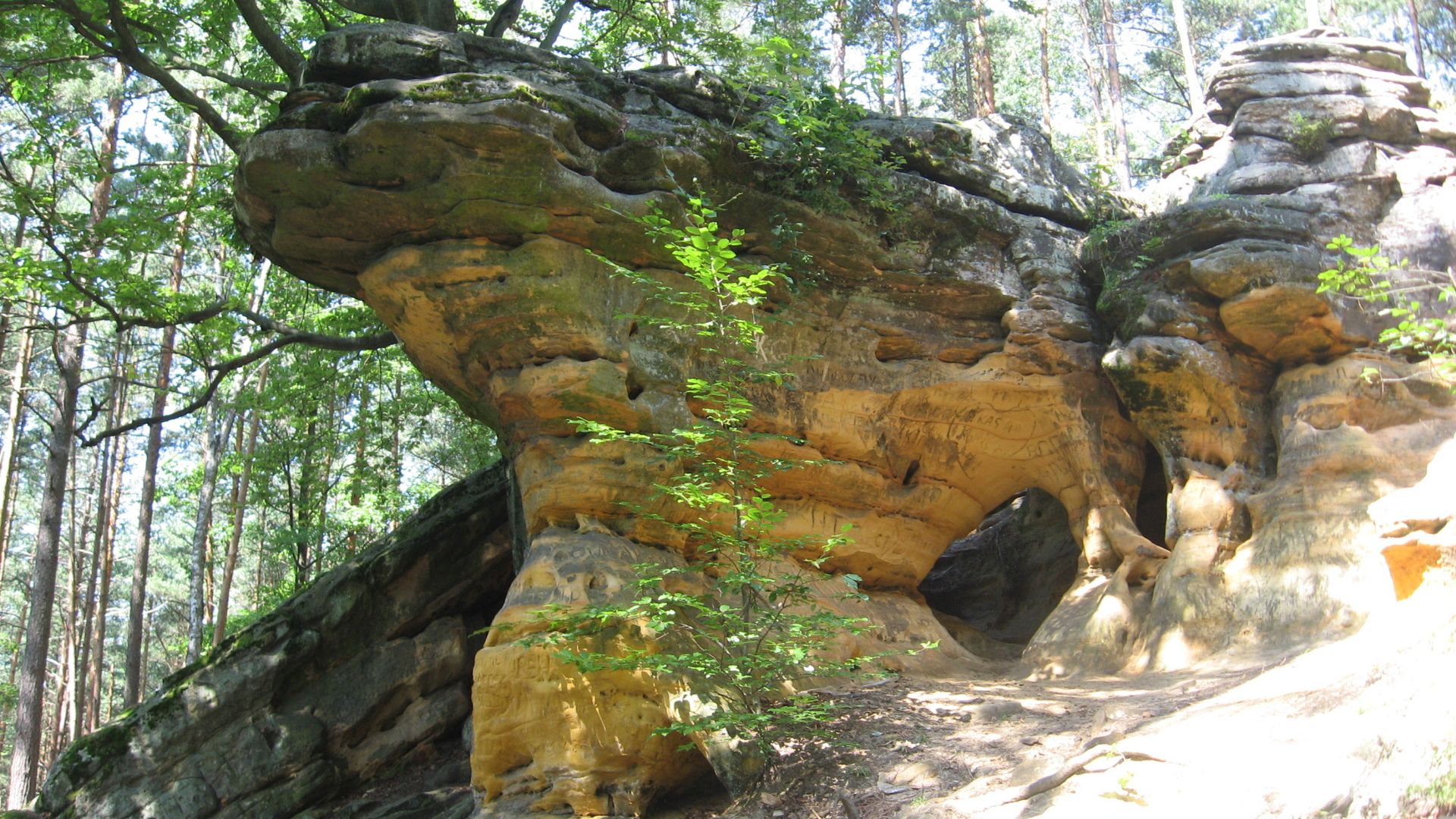 Skałki Piekło pod Niekłaniem