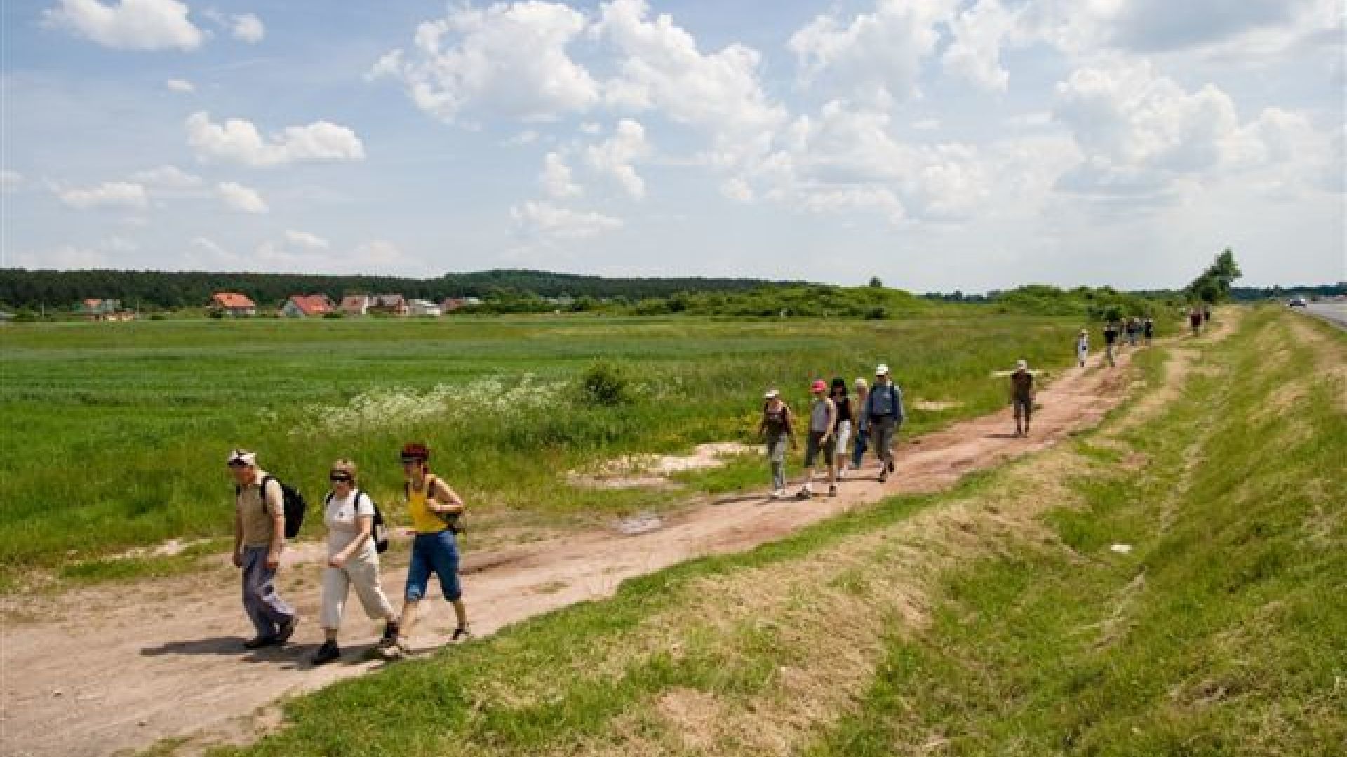 Auf dem Kamm der Tumlińskie-Höhen