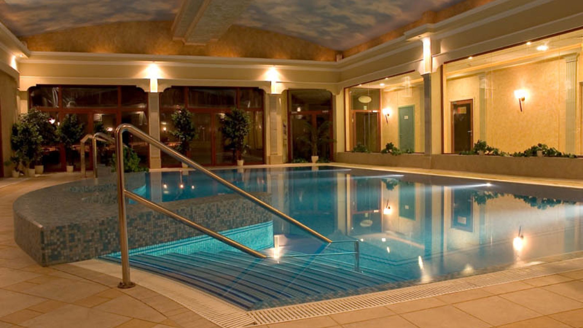 Indoor Swimmig Pool of "Malinowy Zdrój" Hotel in Solec-Zdrój