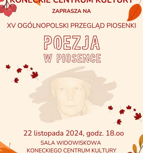 Poezja w Piosence - przegląd ogólnopolski