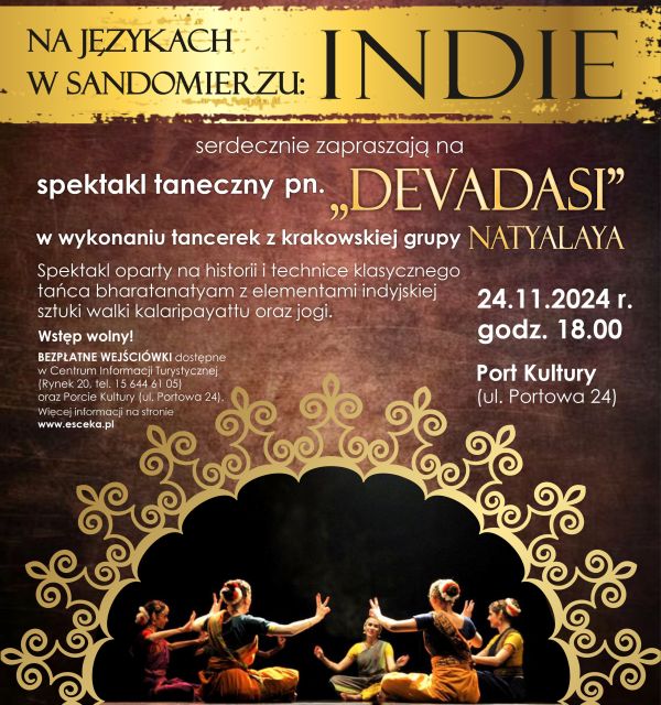 Spektakl taneczny "Devadasi"