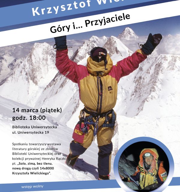 Krzysztof Wielicki „Góry i …Przyjaciele” – spotkanie w Kielcach