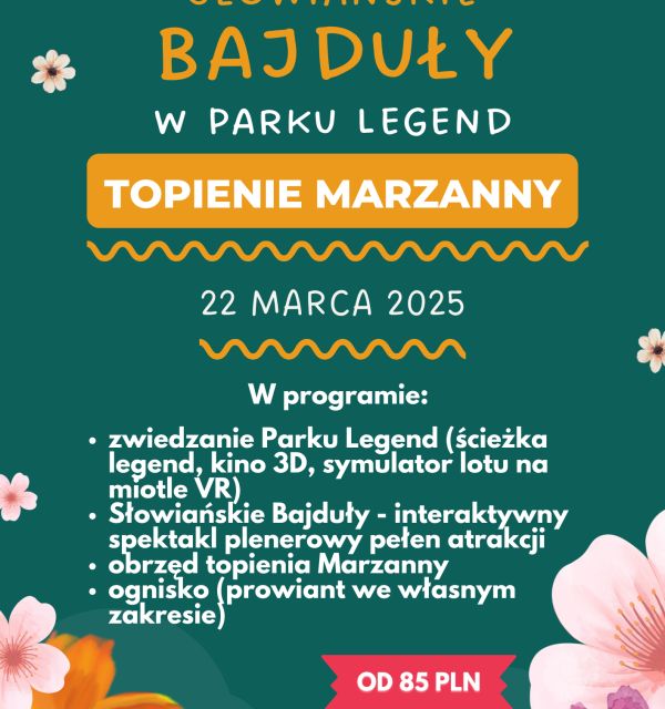 Topienie Marzanny. Słowiańskie Bajduły w Parku Legend