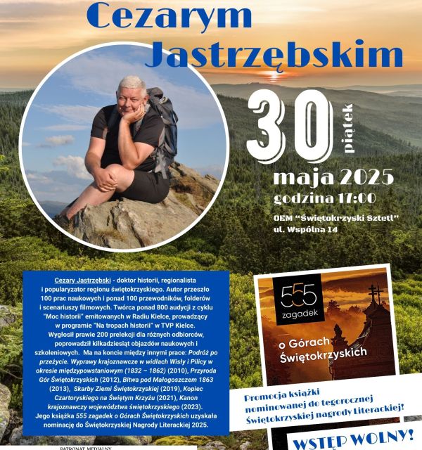 Spotkanie z regionalistą Cezarem Jastrzębskim w Chmielniku