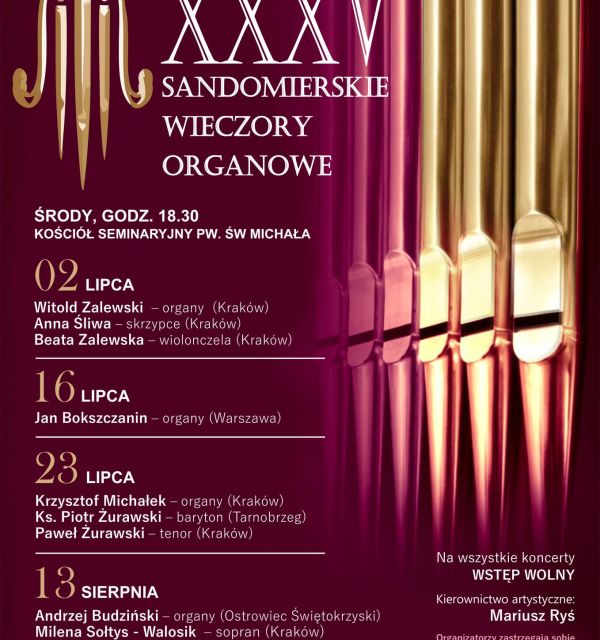 XXXV Sandomierskie Wieczory Organowe