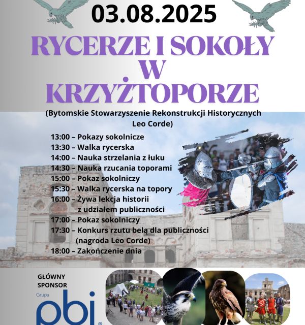 Rycerze i sokoły w Krzyżtoporze