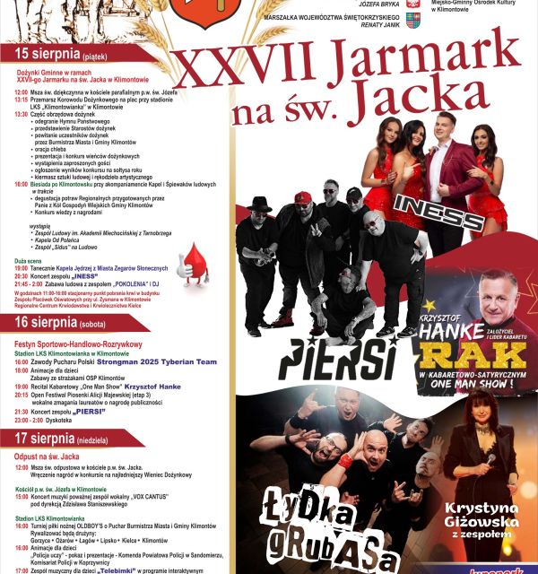 XXVII Jarmark na św. Jacka w Klimontowie