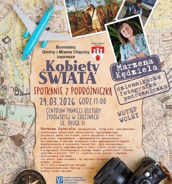 Kobiety Świata – spotkanie z podróżniczką Marzeną Kędzielą w Chęcinach