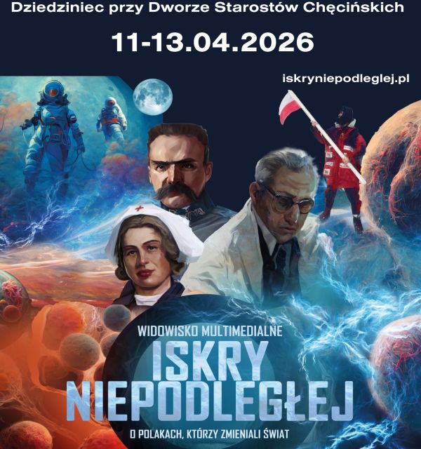 Widowisko multimedialne "Iskry Niepodległej" w Podzamczu Chęcińskim