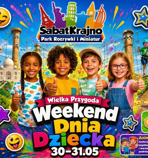 Dzień Dziecka w Parku Miniatur SABAT KRAJNO