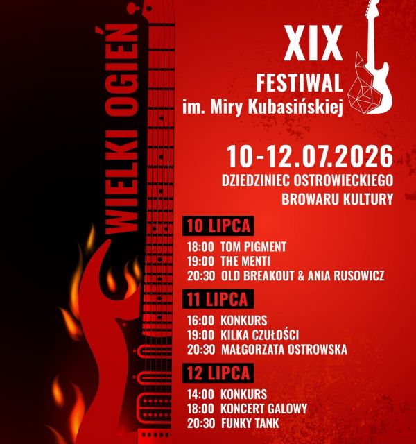 Festiwal Bluesowo-Rockowy im. Miry Kubasińskiej „Wielki Ogień”