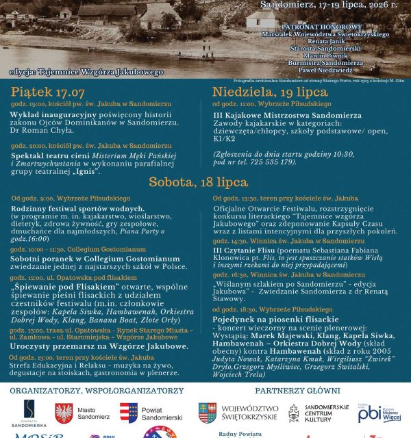 XVII Festiwal "Dookoła Wody" w Sandomierzu