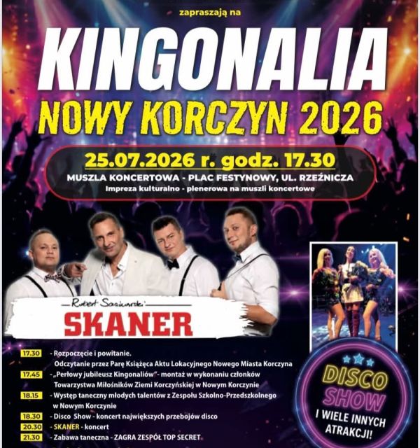 Kingonalia 2026 w Nowym Korczynie