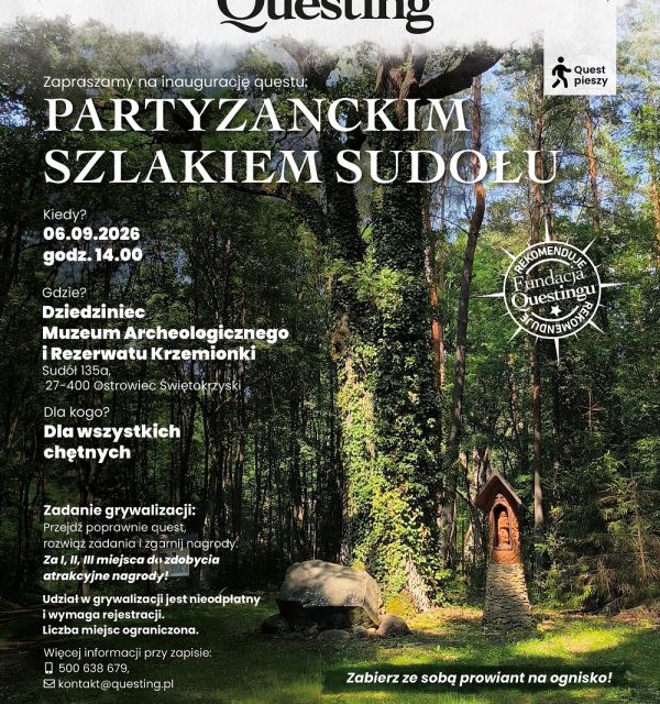 Inauguracja questów: Las pamięta - ukryte historie powiatu ostrowieckiego