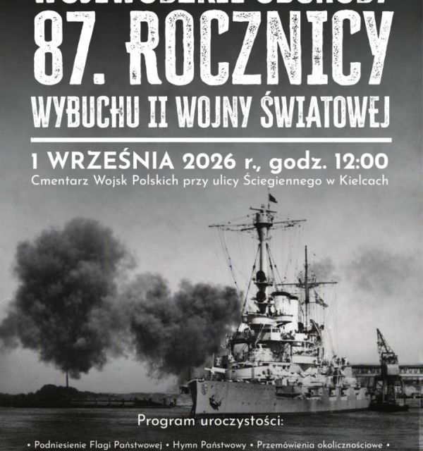 Wojewódzkie obchody 87. rocznicy wybuchu II wojny światowej w Kielcach
